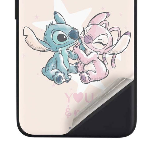 Disney Lilo and Stitch Stitch and Angel Google Pixel 4a Skin
